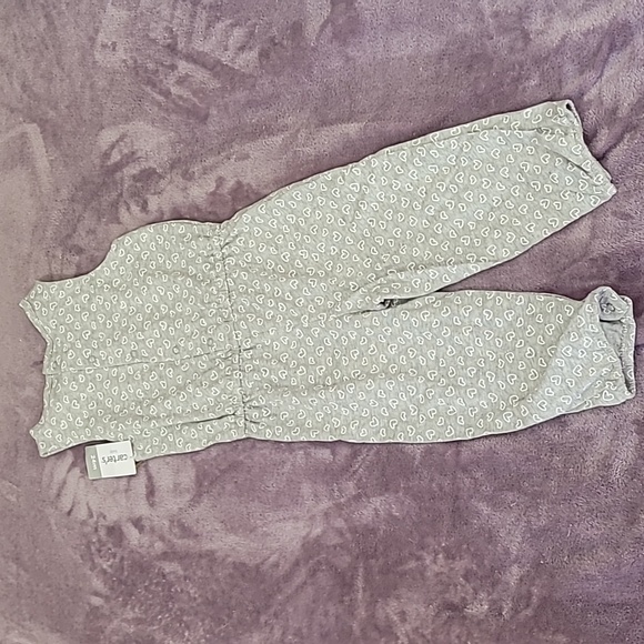 Girls Carter's One Piece Heart Print Romper (NWT) & Bonus LOVE Zip Hoodie Sz 24M - Picture 9 of 9